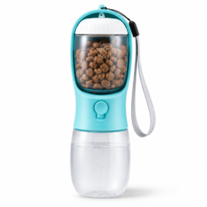 Cibaabo Portable Dog Water Bottle with Food Container & Filter