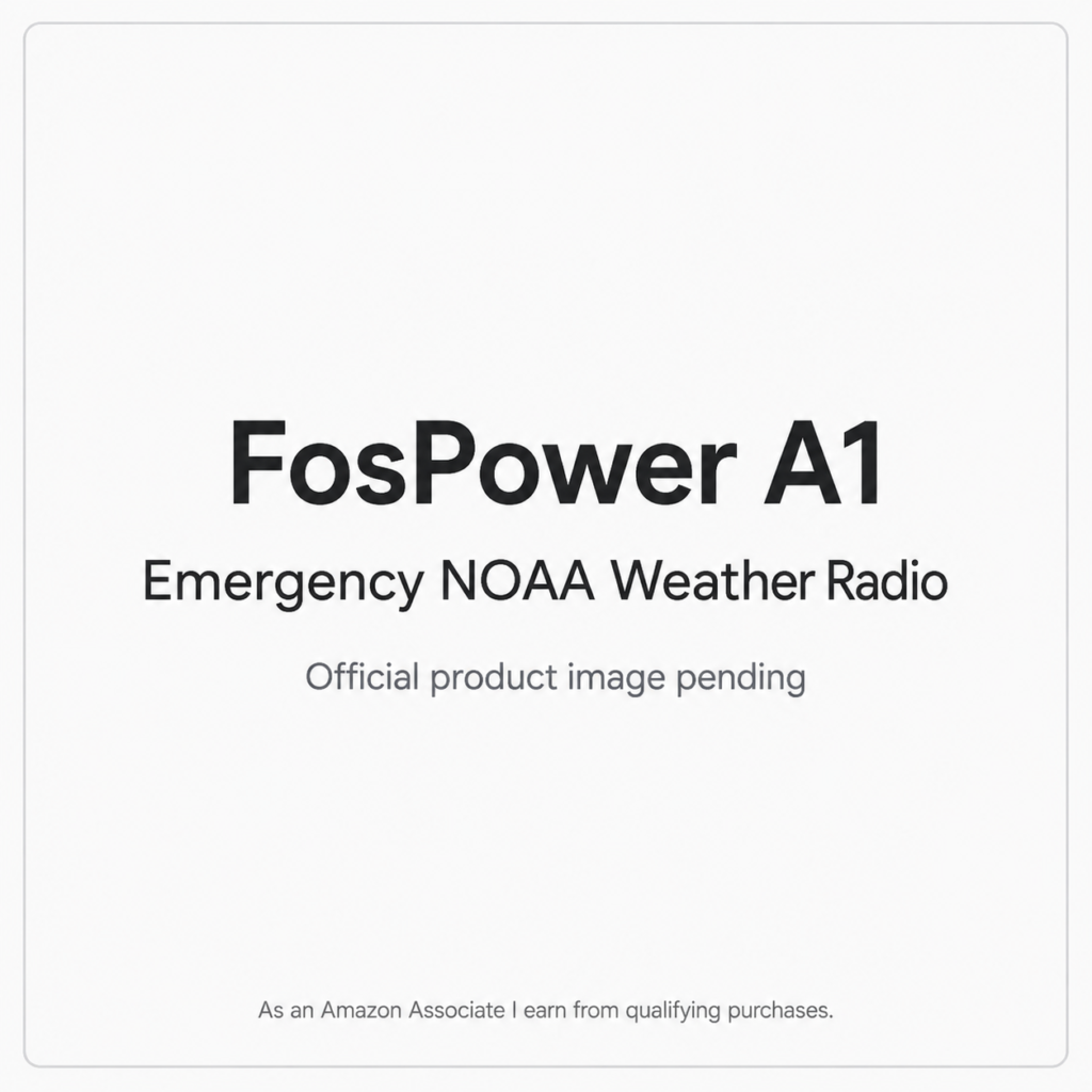 FosPower A1 Emergency Weather Radio