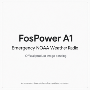 FosPower A1 Emergency Weather Radio
