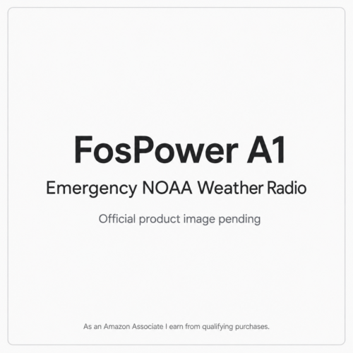 FosPower A1 Emergency Weather Radio