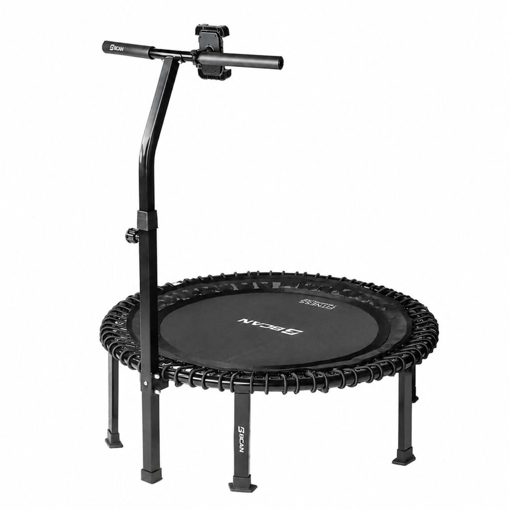 BCAN BT4 bungee trampoline with adjustable handlebar for home fitness